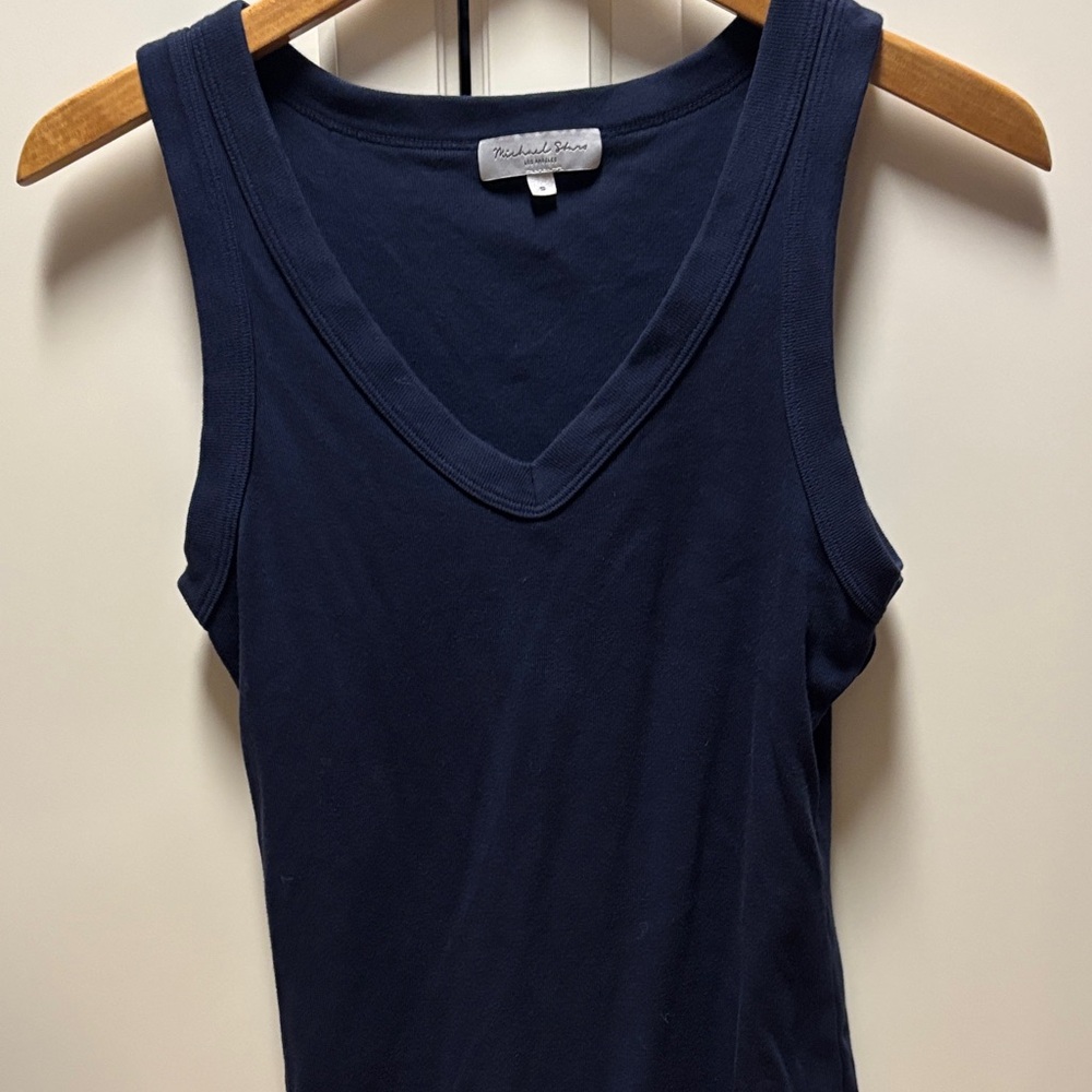 Michael Stars Deep Blue Tank Top